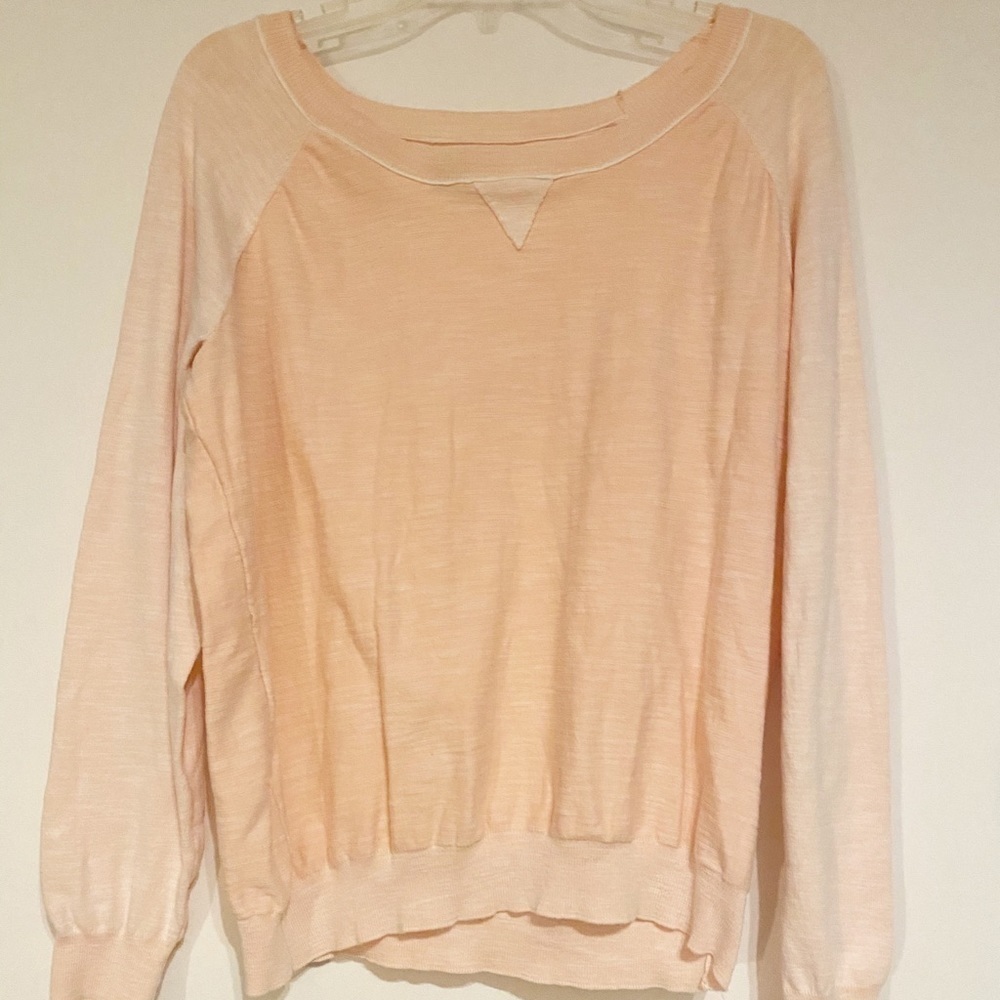 Canyon River Blues Burnout Sweatshirt Long Sleeves Size XL Pink